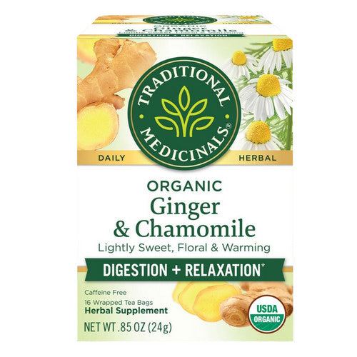 Organic Golden Ginger Digest Tea 16 Bags by Traditional Medicinals
