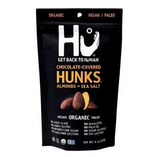 Choc Hunks Almnd Sea Slt 4 Oz(Case Of 6) by Hu