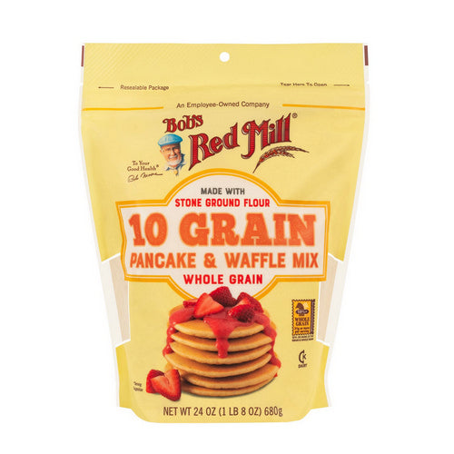 10 Garin Pancake & Waffle Mix 24 Oz(Case Of 4) by Bobs Red Mill