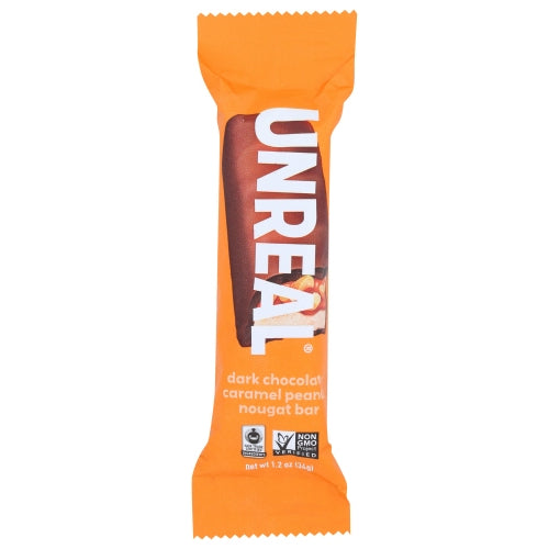 Choc Bar Dk Cml Pnt Nougt 1.2 Oz(Case Of 12) by Unreal
