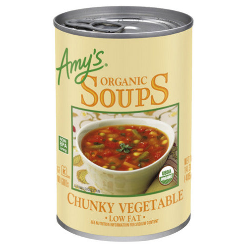 Organic Chunky Vegetable Soup 14.3 Oz(Case Of 12) by Amys