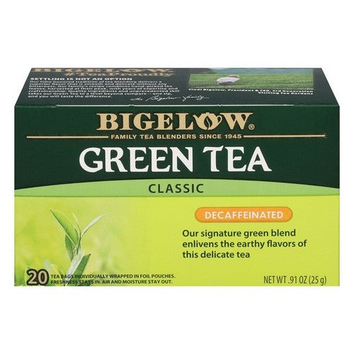 Green Tea Classic Decaffeinated 0.91 Oz(Case Of 6) by Bigelow