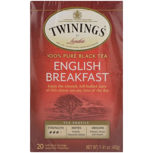 English Breakfast Tea 20 Bags(Case Of 6) by Twinings