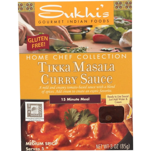 Sauce Curry Tikka Masala 3 Oz(Case Of 6) by Sukhis