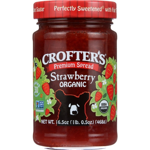 Conserve Strwbrry Org 16.5 Oz(Case Of 6) by Crofters