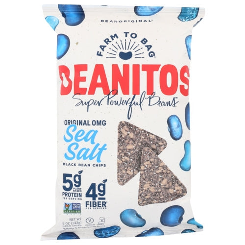 Chip Blkbn Seaslt Case of 6 X 5 Oz by Beanitos