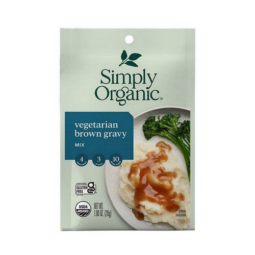 Organic Vegetarian Brown Gravy Seasoning Mix 1 Oz by Simply Organic