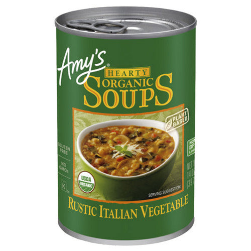 Organic Hearty Rustic Italian Vegetable Soup 14 Oz(Case Of 12) by Amys