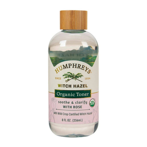 Organic Witch Hazel Soothe Rose 8 Oz by Humphreys Homeopathic Remedies