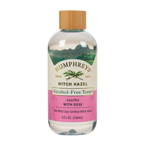 Witch Hazel Alcohol Free Soothe with Rose 8 Oz by Humphreys Homeopathic Remedies