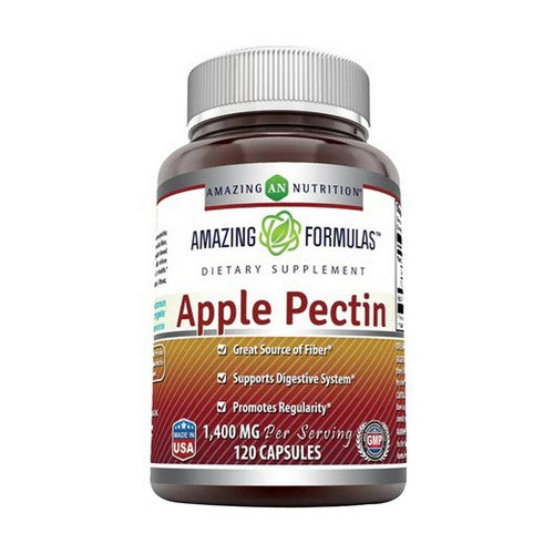 Amazing Formulas Apple Pectin 120 Caps by Amazing Nutrition