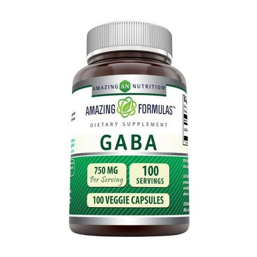 Gaba 100 Veg Caps by Amazing Nutrition