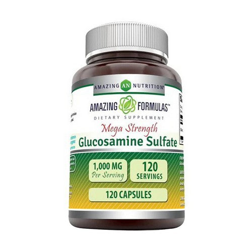 Amazing Formulas Glucosamine Sulfate Mega Strength 120 Caps by Amazing Nutrition