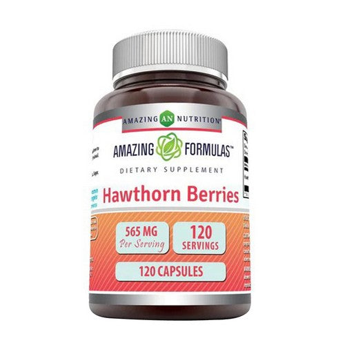 Amazing Formulas Hawthorn Berries 120 Caps by Amazing Nutrition