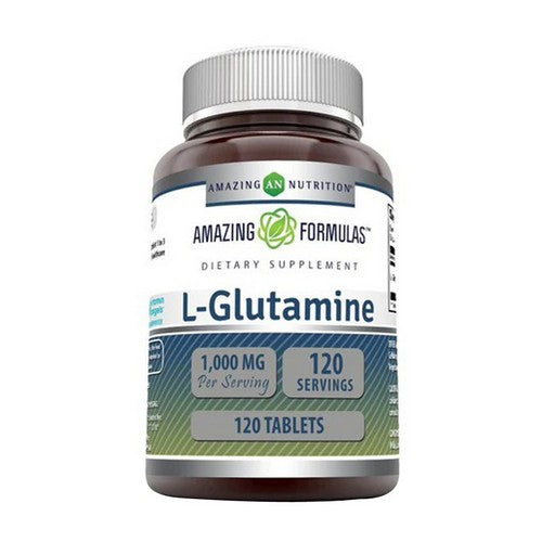 Amazing Formulas L-Glutamine 120 Tabs by Amazing Nutrition