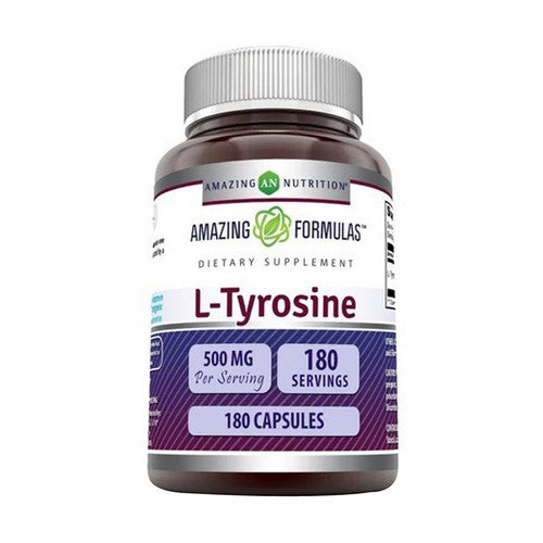 Amazing Formulas L-Tyrosine 180 Caps by Amazing Nutrition
