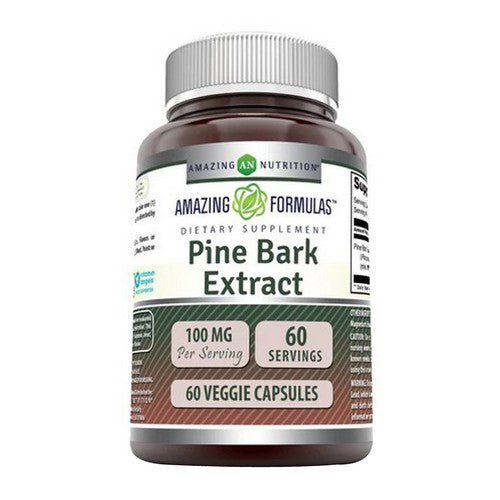 Amazing Formulas Pine Bark Extract 60 Veg Caps by Amazing Nutrition