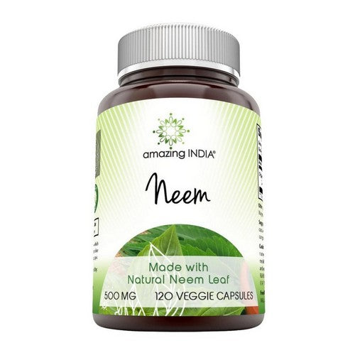 Amazing India Neem 120 Veg Caps by Amazing Nutrition