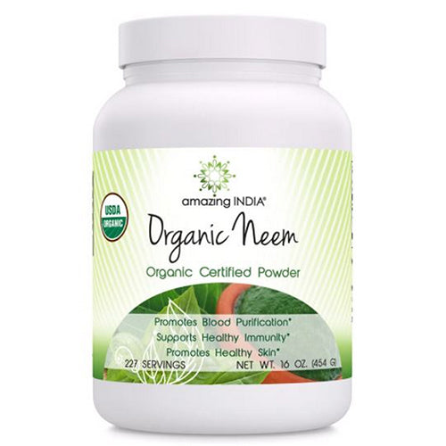 Amazing India Organic Neem Powder 16 Oz by Amazing Nutrition