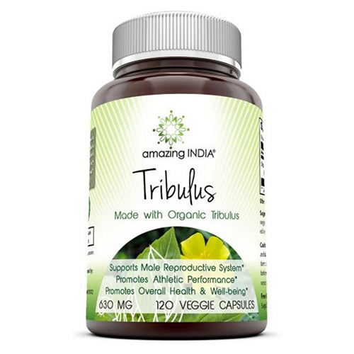 Amazing India Tribulus 120 Veg Caps by Amazing Nutrition