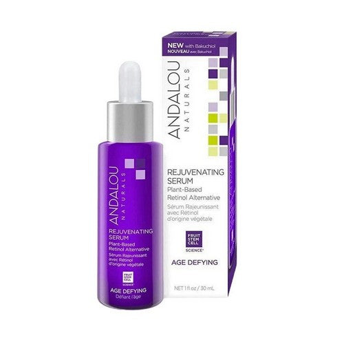 Age Defying Rejuvenating Plant-Based Retinol Alternative Serum 1 Oz by Andalou Naturals