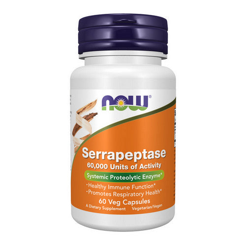 Serrapeptase 60 Veg Caps by Now Foods