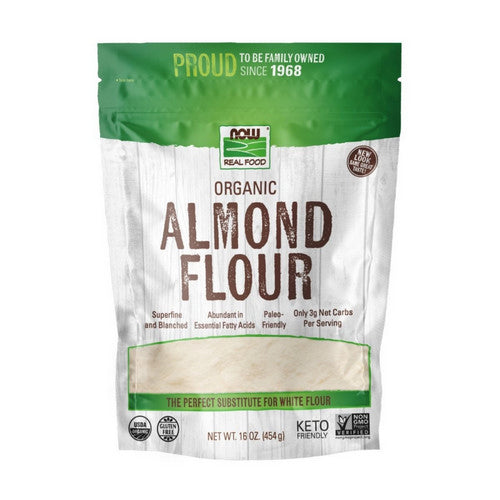 Organic Almond Flour 16 Oz by Now Foods