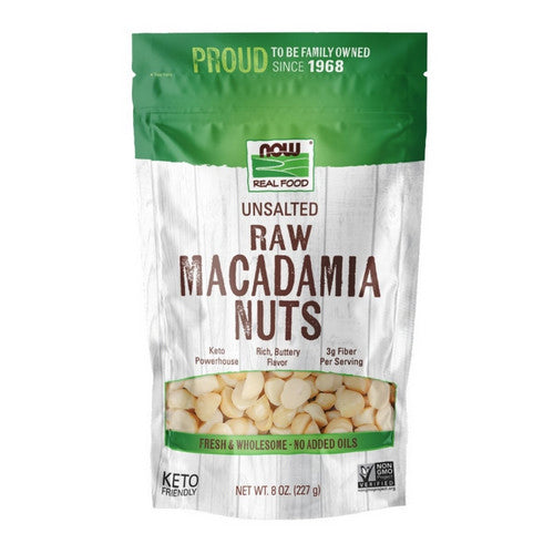 Raw Macadamia nuts 8 Oz by Now Foods