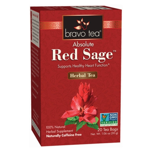 Absolute Red Sage Herbal Tea 20 Bags by Bravo Tea & Herbs