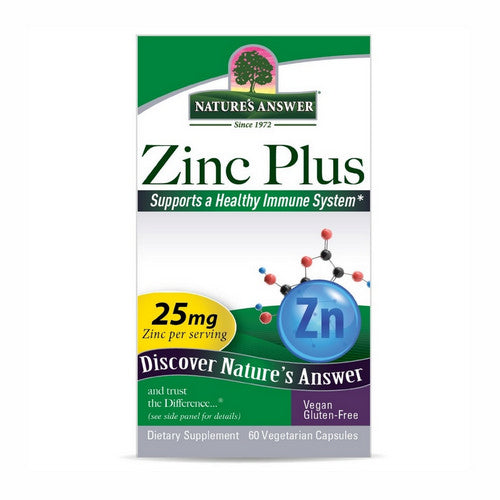 Zinc Plus 60 Veg Caps by Nature's Answer