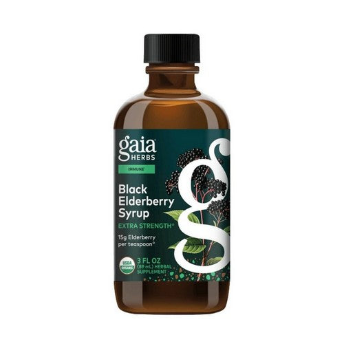 Black Elderberry Syrup 3 Oz by Gaia Herbs