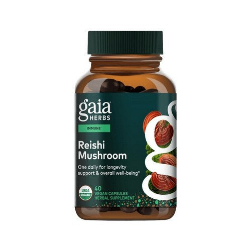 Reishi Mushroom 40 Count by Gaia Herbs