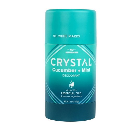 Magnesium Enriched Deodorant Stick Cucumber And Mint 2.5 Oz by Crystal