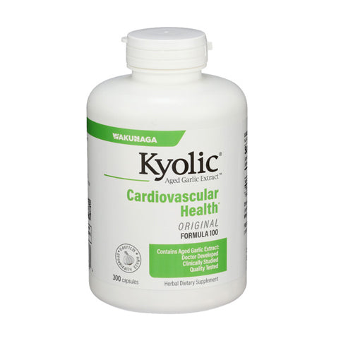 Aged Garlic Extract Cardiovascular Health Original Formula 100 300 Caps by Kyolic