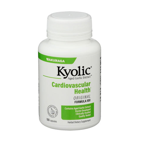 Aged Garlic Extract Cardiovascular Health Original Formula 100 100 Count by Kyolic