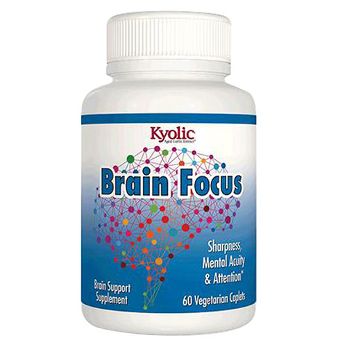 Kyolic Brain Focus 60 Caplets by Kyolic