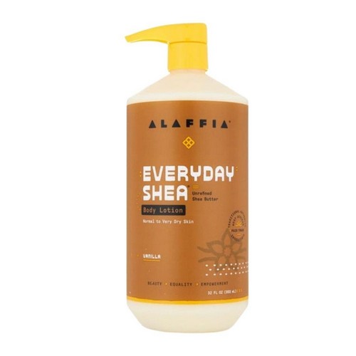 Everyday Shea Moisturizing Body Lotion Vanilla 32 Oz by Alaffia