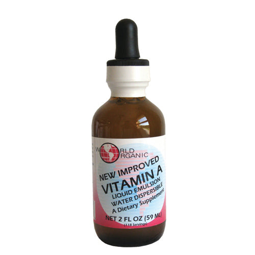 Vitamin A Emulsion Liquid 2 Oz by World Organics