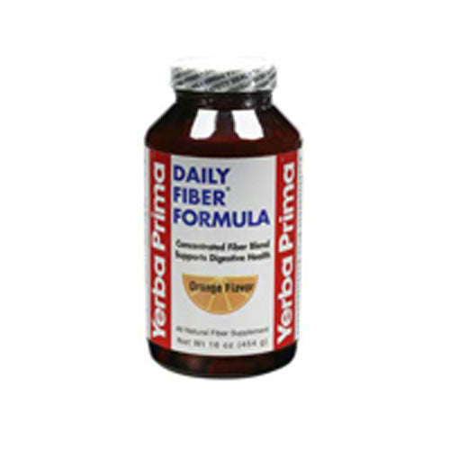 Daily Fiber Formula Orange Powder 16 Oz by Yerba Prima