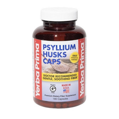 Psyllium Husks 180 Caps by Yerba Prima