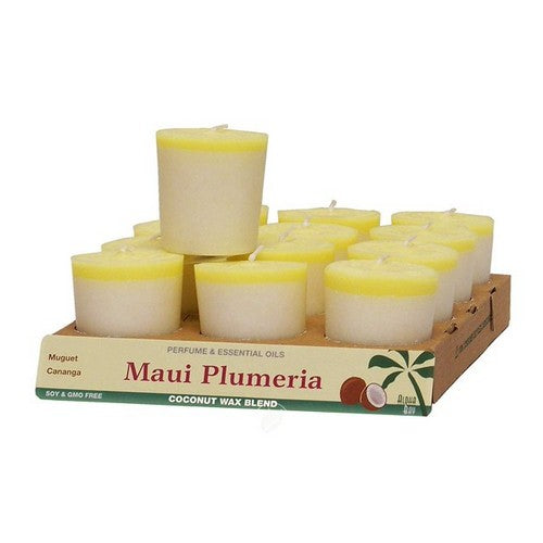 Votives Maui Plumeria 12 Count by Aloha Bay