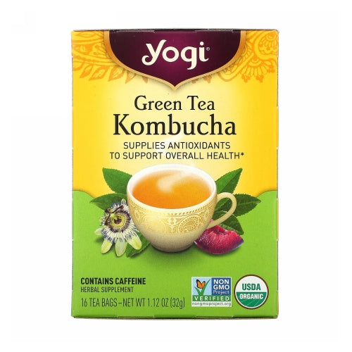 Yogi Tea Kombucha Green Tea 16 bags by Yogi