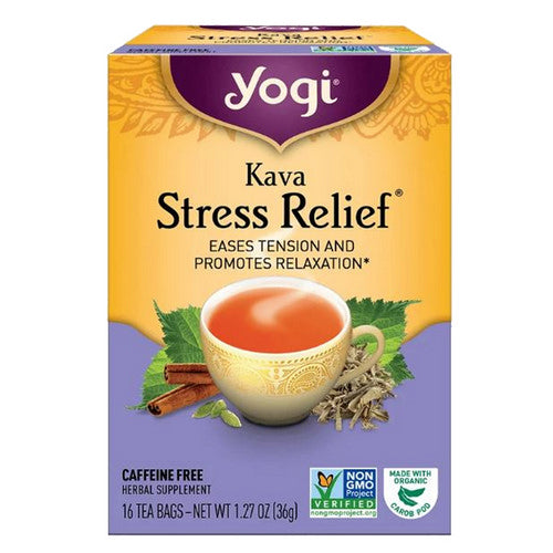 Kava Stress Relief 16 Bags by Yogi