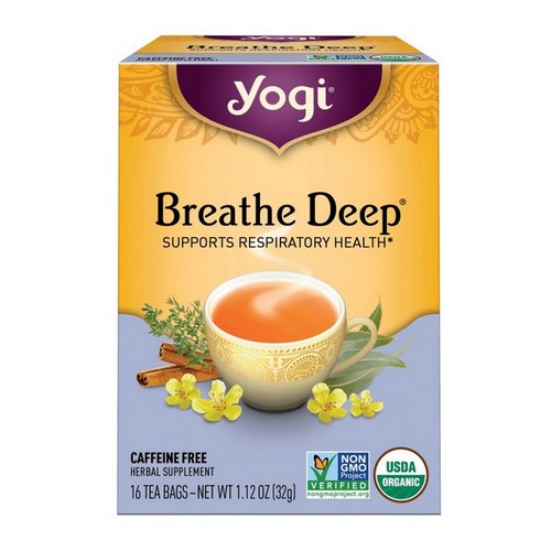 Organic Breathe Deep Tea 16 Bags by Yogi