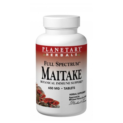 Full Spectrum Maitake Mushroom 60 Tabs by Planetary Herbals
