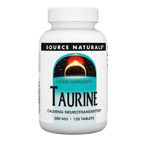 Taurine 120 Tabs by Source Naturals