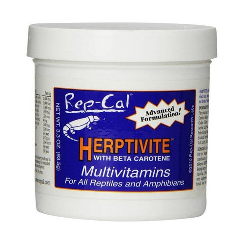 Herptivite with Beta Carotene Multivitamins 3.3 oz by Rep-Cal