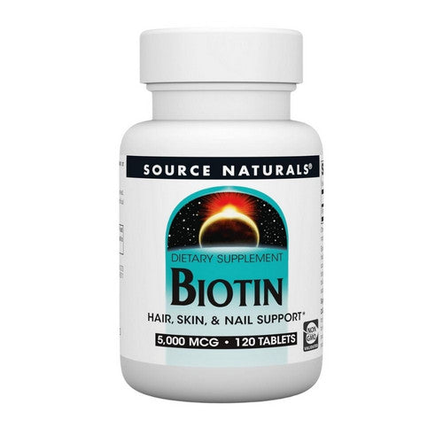 Biotin 120 Tabs by Source Naturals