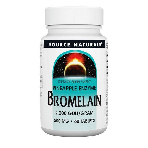 Bromelain 2000 GDU/G 60 Tabs by Source Naturals