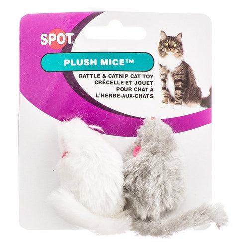 Smooth Fur Mice 2" Long (2 Pack) by Spot
